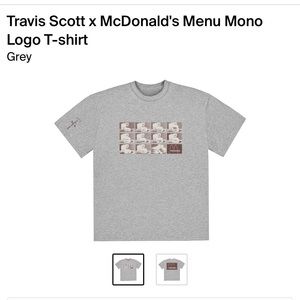 Travis scott x McDonalds t-shirt
